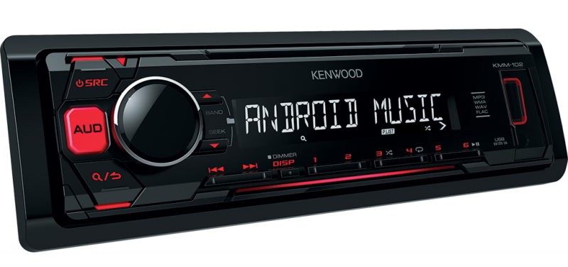 USB - ресивер Kenwood KMM-102RY - фото