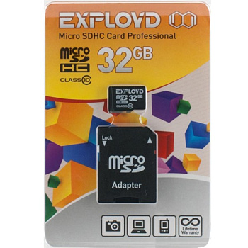 Карта памяти SD Exployd 32Gb Class 10